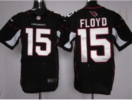 Nike Arizona Cardinals 15 Michael Floyd Black Elite NFL Jersey