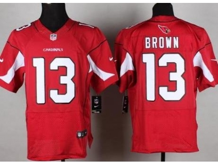 Nike Arizona Cardinals 13 Jaron Brown Red Elite NFL Jersey