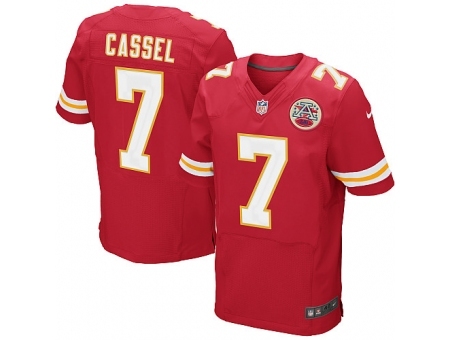 Nike Kansas City Chiefs 7 Matt Cassel red Game NFL Jersey