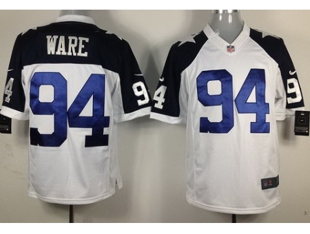 Nike Dallas Cowboys 94 DeMarcus Ware White LIMITED Thankgivings NFL Jersey