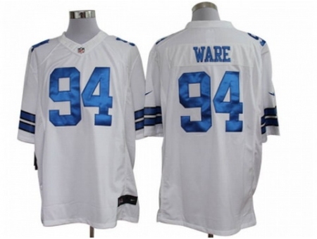 Nike Dallas Cowboys 94 DeMarcus Ware White LIMITED NFL Jersey