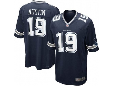 Nike Dallas Cowboys 19 Miles Austin blue Game NFL Jersey