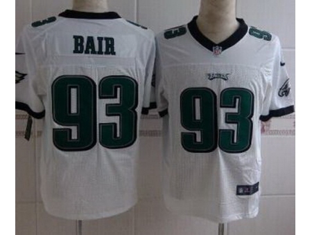 Nike Philadelphia Eagles 93 Brandon Bair White Elite NFL Jersey