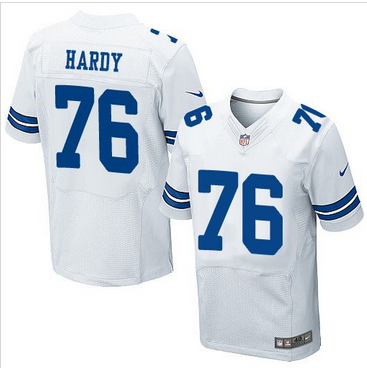 Nike Dallas Cowboys #76 Greg Hardy White Mens Stitched NFL Elite Jersey