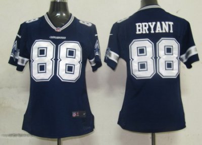 Women Nike Dallas cowboys 88 Bryant Authentic Game Jersey