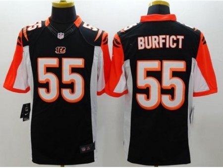 Nike Cincinnati Bengals 55 Vontaze Burfict Black Limited NFL Jersey