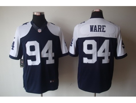 Nike Dallas Cowboys 94 DeMarcus Ware Limited Thankgivings Blue NFL Jersey