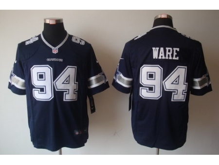 Nike Dallas Cowboys 94 DeMarcus Ware Blue Limited NFL Jersey