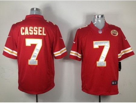 Nike Kansas City Chiefs 7 Matt Cassel Red LIMITED NFL Jersey