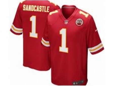 Nike Kansas City Chiefs 1 Leon Sandcastle Red Game NFL Jersey