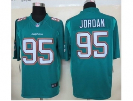 Nike Miami Dolphins 95 Dion Jordan green Limited NFL Jersey