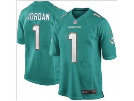 Nike Miami Dolphins 1 Dion Jordan green game NFL Jersey