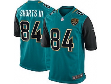 Nike Jacksonville Jaguars 84 Cecil Shorts III Green Game NFL Jersey