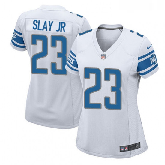 Womens Nike Detroit Lions 23 Darius Slay Jr Game White NFL Jersey