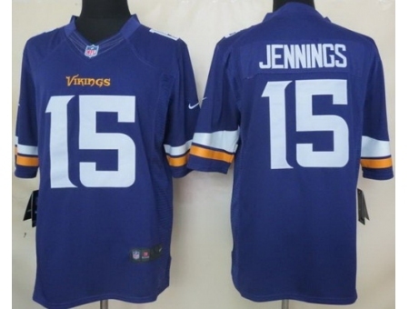 Nike Minnesota Vikings 15 Greg Jennings Purple Limited NFL Jerse