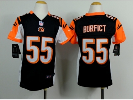 Nike Youth Cincinnati Bengals #55 Vontaze Burfict black Jerseys