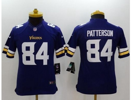 Youth Nike Minnesota Vikings 84 Cordarrelle Patterson Purple Team Color Stitched NFL Limited jersey