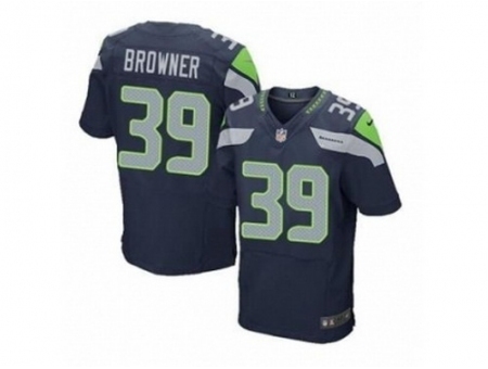 Nike Seattle Seahawks 39 Brandon Browner blue Elite NFL Jersey