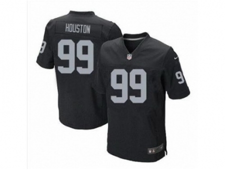 Nike Oakland Raiders 99 Lamarr Houston black Elite NFL Jersey