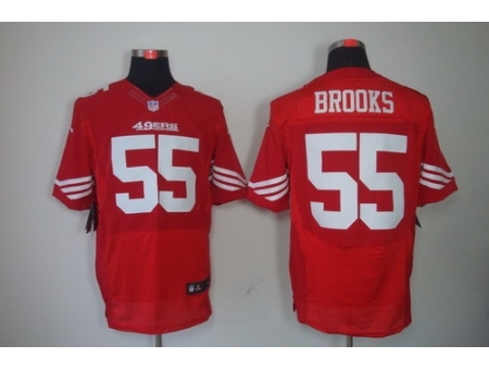 Nike San Francisco 49ers 55 Ahmad Brooks Red Elite NFL Jersey