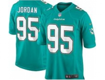 Nike Miami Dolphins 95 Dion Jordan Green Game NFL Jersey