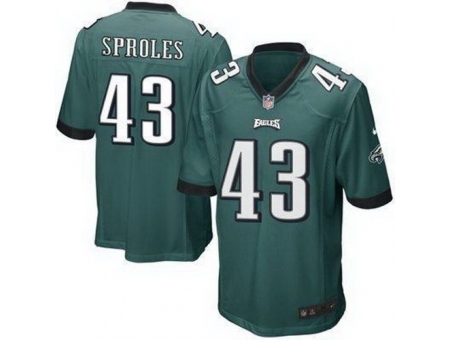 Nike Philadelphia Eagles 43 Darren Sproles Green Game NFL Jersey