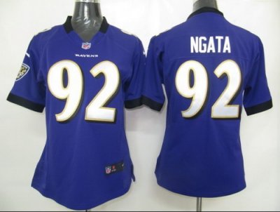 Womens Nike Baltimore Ravens 92# Ngata Jersey