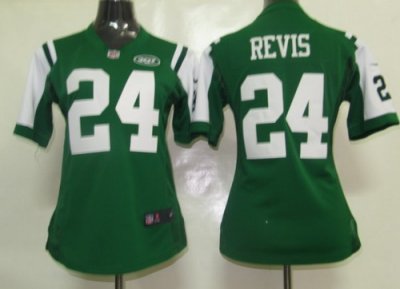 Women Nike New York Jets 24# Revis Jersey