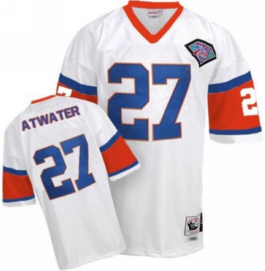 Denver Broncos Steve Atwater White Throwback Jersey