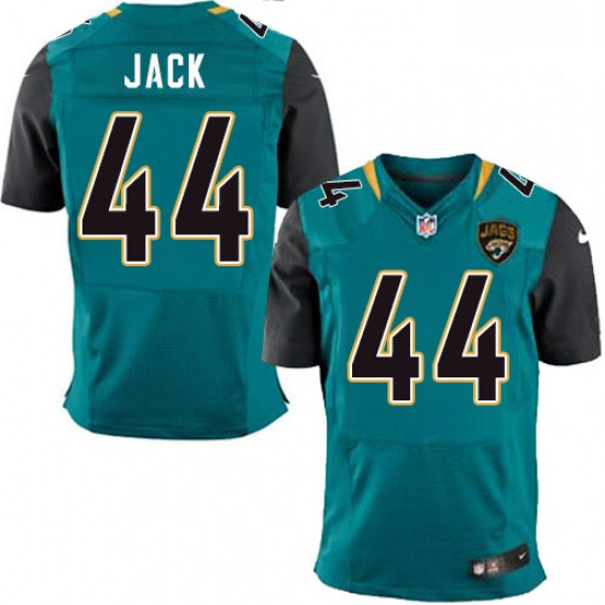 Men Nike Jacksonville Jaguars 44 Myles Jack Teal Green Team Color Vapor Untouchable Elite Player NFL