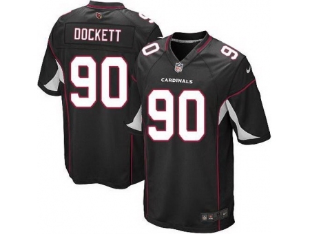 Nike Arizona Cardinals 90 Darnell Dockett Black Game NFL Jersey