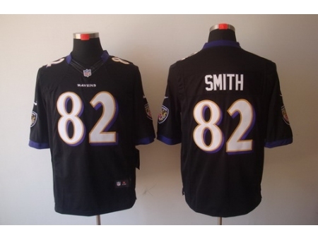 Nike Baltimore Ravens 82 Torrey Smith Black Limited NFL Jersey