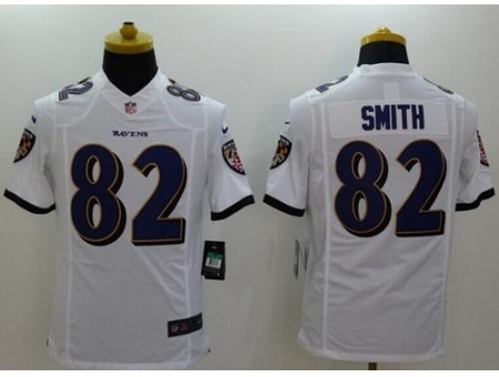 Nike Baltimore Ravens 82 Torrey Smith White Limited Alternate NFL Jersey