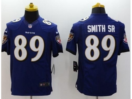 Nike Baltimore Ravens 89 Steve Smith Sr Purple Limited NFL Jersey