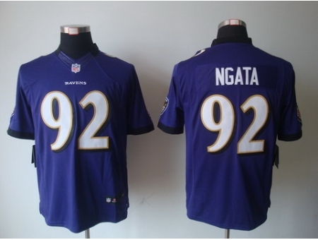 Nike Baltimore Ravens 92 Haloti Ngata Purple Limited NFL Jersey