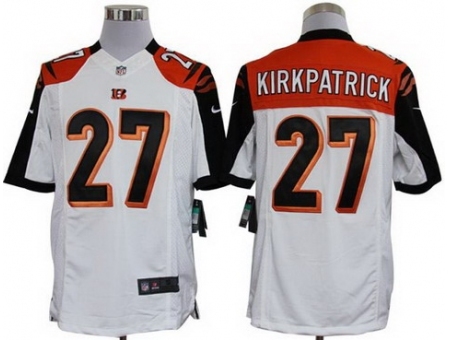 Nike Cincinnati Bengals 27 Dre Kirkpatrick White LIMITED NFL Jersey