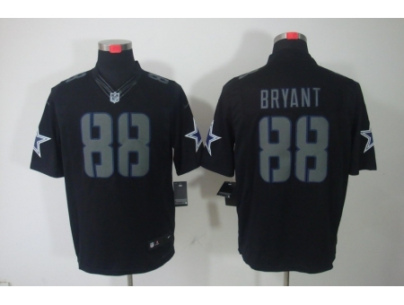 Nike Dallas Cowboys 88 Dez Bryant Black Limited Impact NFL Jersey