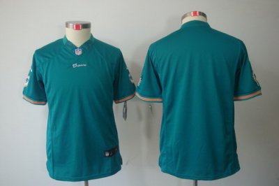 Youth Nike NFL Miami Dolphins Blank Green Color[Youth Limited Jerseys]