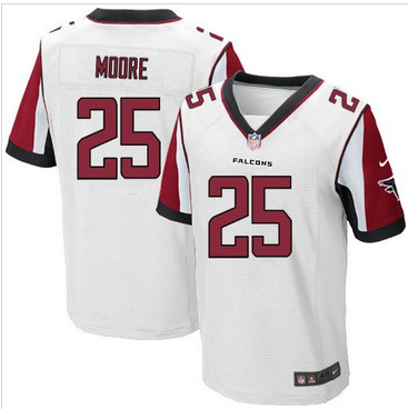 Nike Atlanta Falcons #25 William Moore White Mens Stitched NFL Elite Jersey