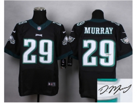 Nike Philadelphia Eagles 29 DeMarco Murray black Elite Signature NFL Jersey