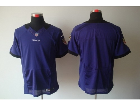 Nike Baltimore Ravens Blank Purple Elite NFL Jersey