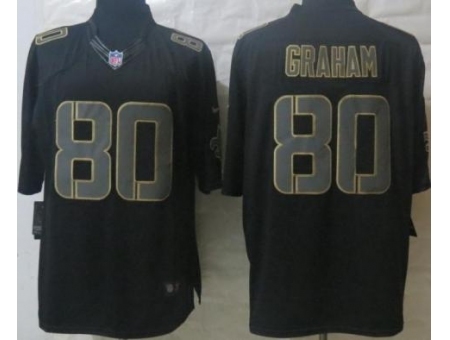 Nike New Orleans Saints 80 Jimmy Graham Black Limited Impact NFL Jersey