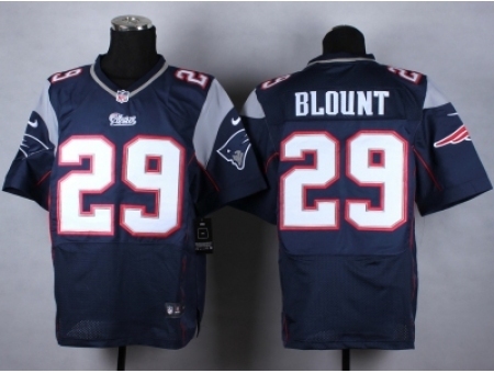 Nike New England Patriots 29 LeGarrette Blount Blue Elite NFL Jersey