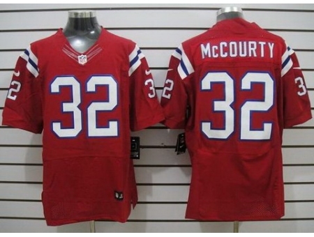 Nike New England Patriots 32 Devin Mccourty Red Elite NFL Jersey