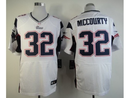 Nike New England Patriots 32 Devin Mccourty White Elite NFL Jersey