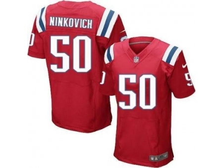 Nike New England Patriots 50 Rob Ninkovich Red Elite NFL Jersey