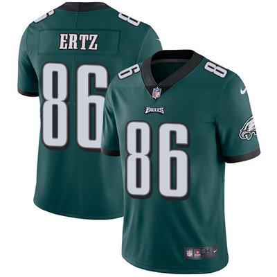 Nike Eagles #86 Zach Ertz Midnight Green Team Color Youth Stitched NFL Vapor Untouchable Limited Jer