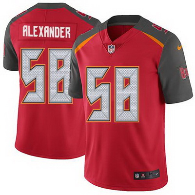 Nike Buccaneers #58 Kwon Alexander Red Team Color Youth Stitched NFL Vapor Untouchable Limited Jerse