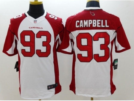 Nike Arizona Cardinals 93 Calais Campbell white Limited NFL Jersey