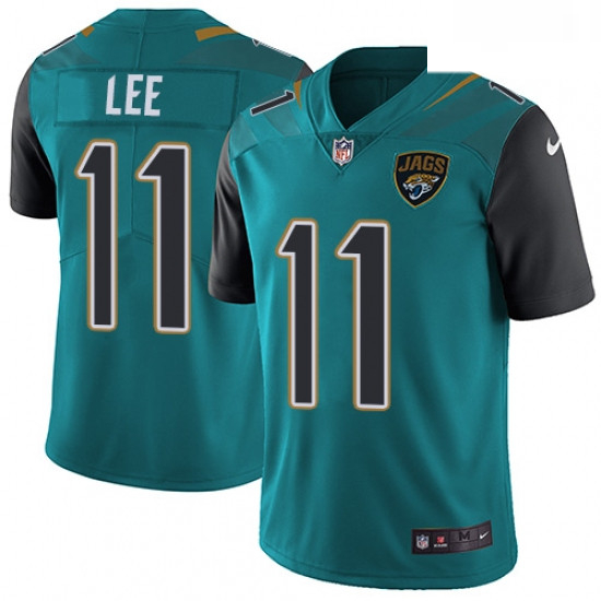 Youth Nike Jacksonville Jaguars 11 Marqise Lee Teal Green Team Color Vapor Untouchable Limited Playe